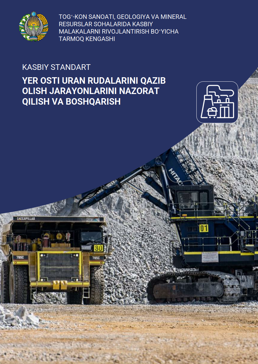 Yer osti uran rudalarini qazib olish jarayonlarini nazorat qilish va boshqarish